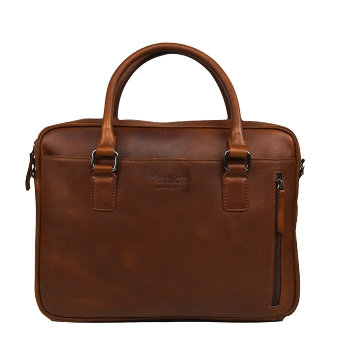 DSTRCT Premium Kollektion Laptoptasche 14"-Cognac von Dstrct