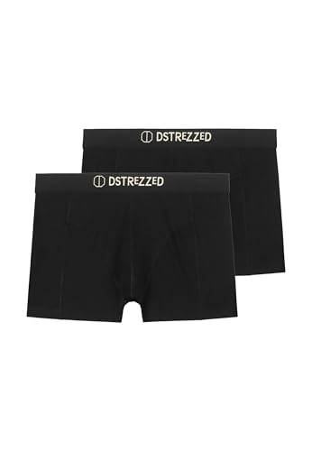 Dstrezzed Chaplin 2 Pack Boxers Bamboo Blend - Black - M von Dstrezzed
