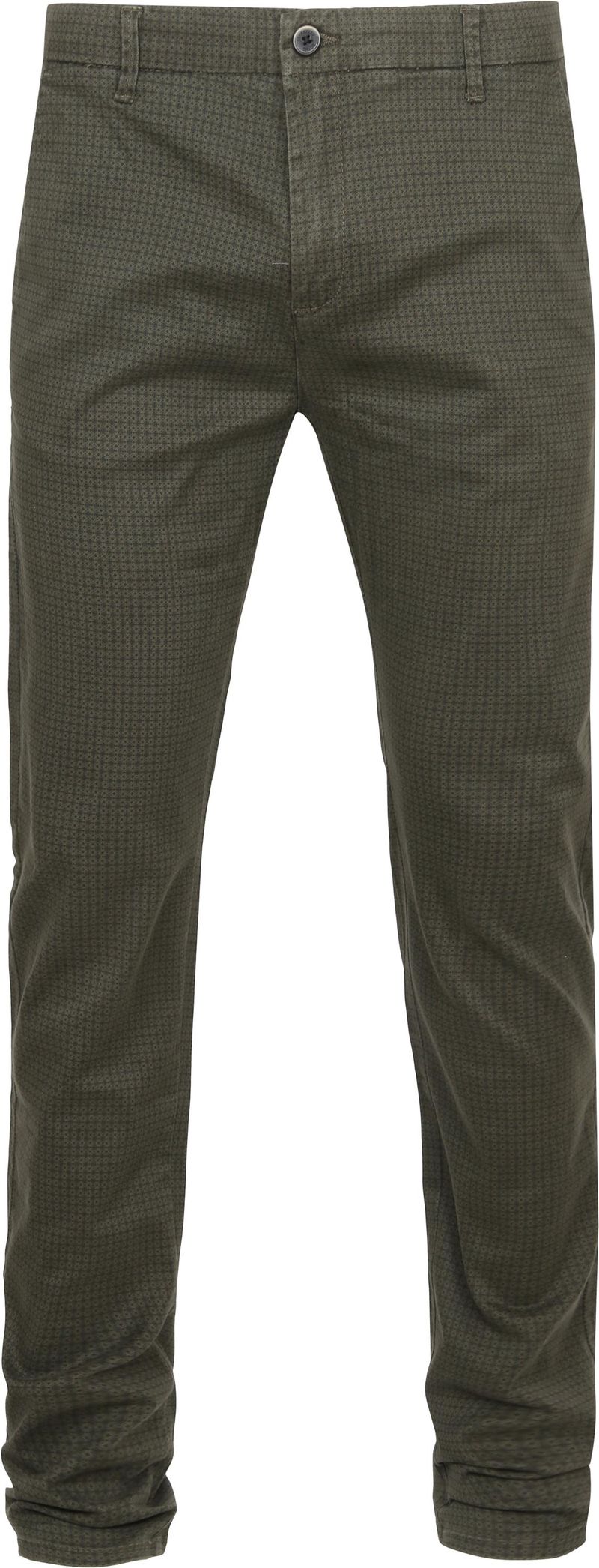 Dstrezzed Chino Graphic Dunkelgrün - Größe W 31 - L 34 von Dstrezzed