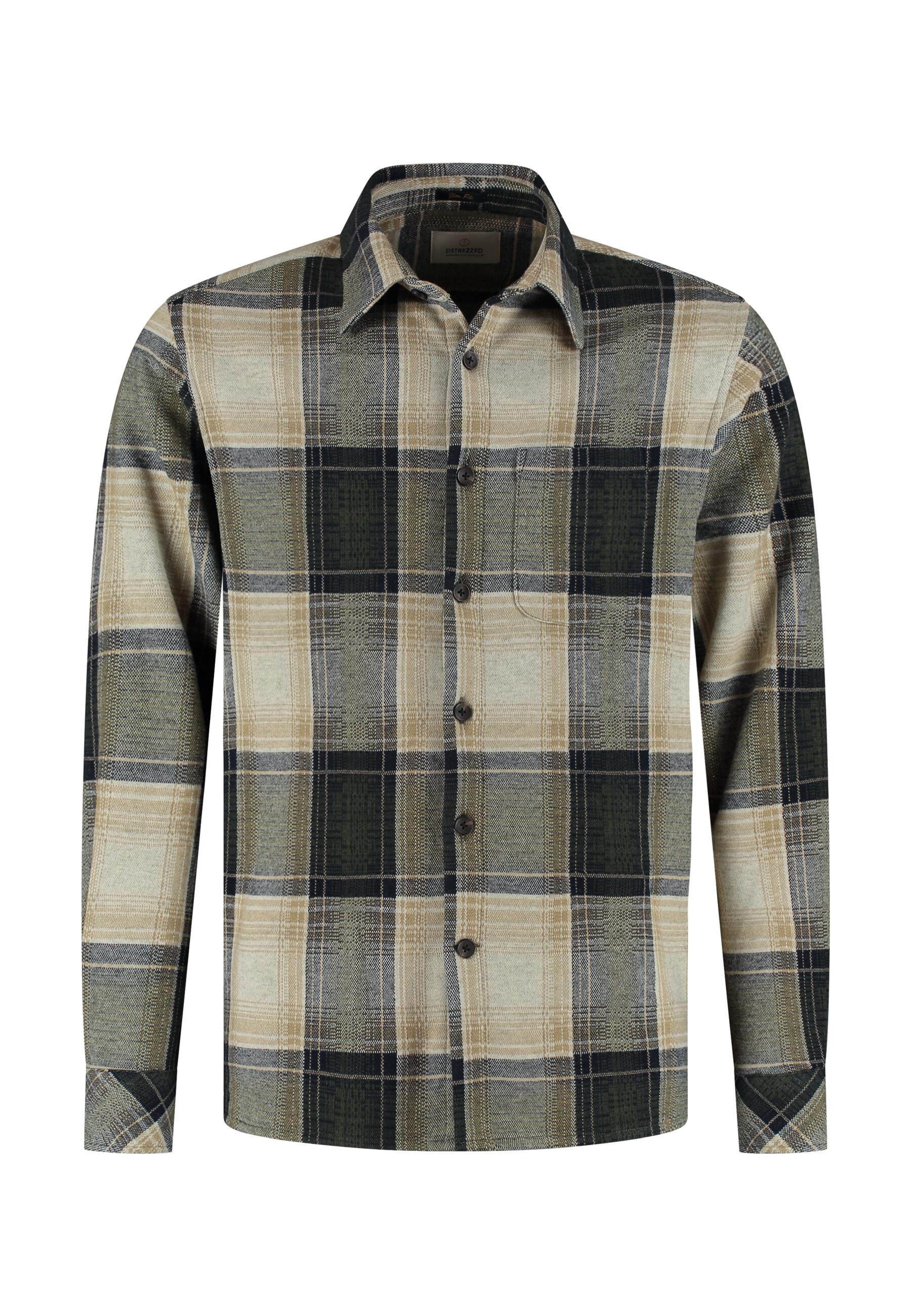 Dstrezzed - DS_Gus Flannel Shirt dark army - Gr. - L von Dstrezzed