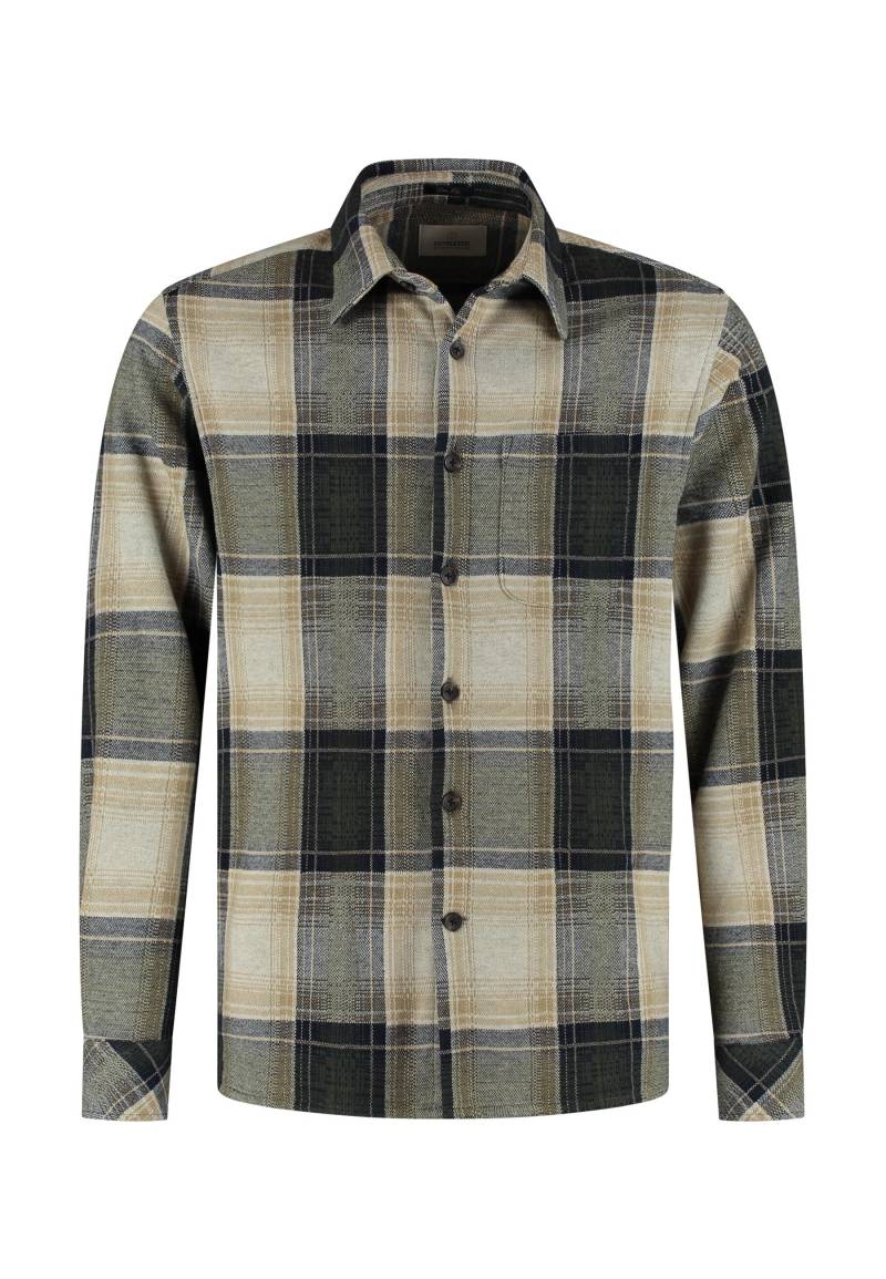 Dstrezzed - DS_Gus Flannel Shirt dark army - Gr. - L von Dstrezzed