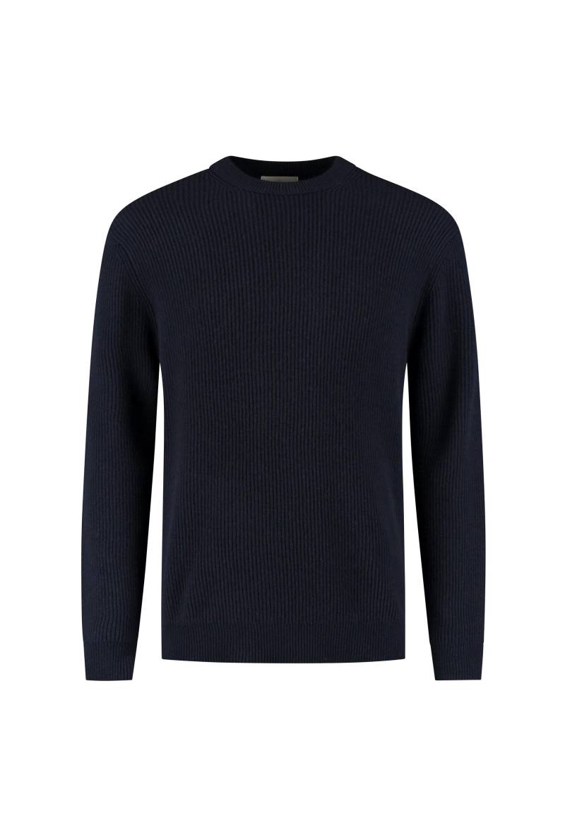Dstrezzed - DS_Stef rib Crewneck dk. navy - Gr. - M von Dstrezzed