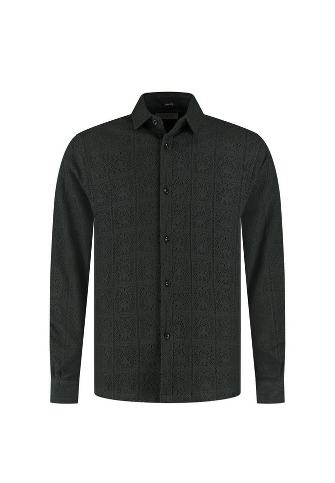 Dstrezzed Langarmhemd - Herren Übergangsjacke - Gehäkelt von Dstrezzed