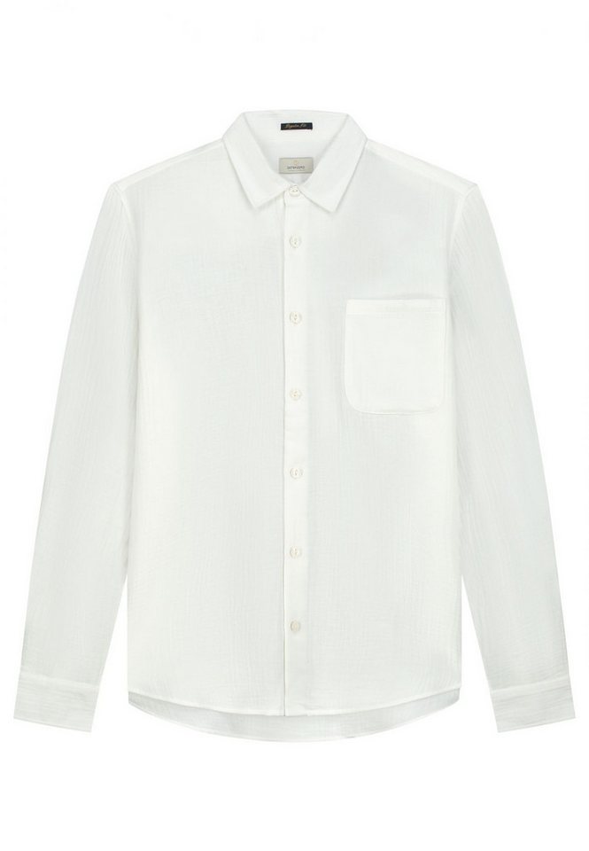 Dstrezzed Langarmhemd - Hemd - Musselinhemd - Axton Shirt Double Weave - DS_Axton Shirt von Dstrezzed