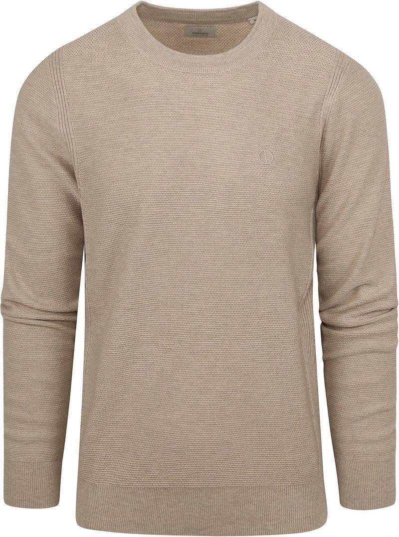 Dstrezzed Pullover Beige Melange - Größe L von Dstrezzed