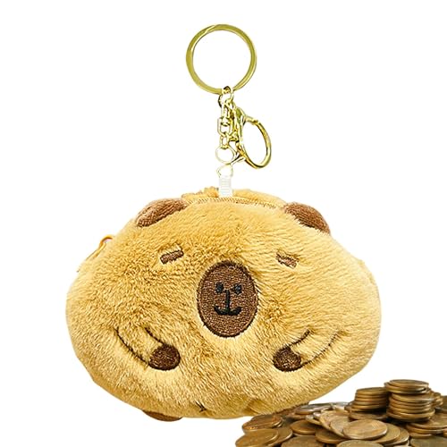 Dtaigou Capybara Münztasche – Kartenetui mit Reißverschluss, lustige Capybara-Geldbörse, modisches Accessoire für Bargeld, Karten, Kopfhörer, Schlüssel, Einzelnes Attribut, Refer to description, von Dtaigou