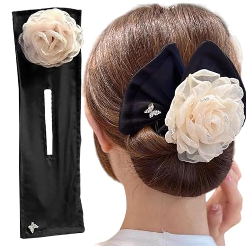 Dtaigou Haarknotenmacher für Damen, elegante Lockenwickler, feminines Accessoire, modischer Schmuck, einfache schnelle Rolle für Dating, Reisen, Hochzeit Dtaigou Haarknotenmacher für Damen, elegante Lockenwickler, feminines Accessoire, modischer Schmuck, einfache schnelle Rolle für Dating, Reisen, Hochzeit von Dtaigou
