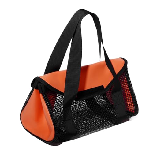 Dtaigou Ködertasche - Tragbarer Mesh-Organizer mit Griff,Angel Köderbeutel,Für Salzwasser Süßwasser Fluss See Teich Familienurlaub Camping Roadtrip von Dtaigou