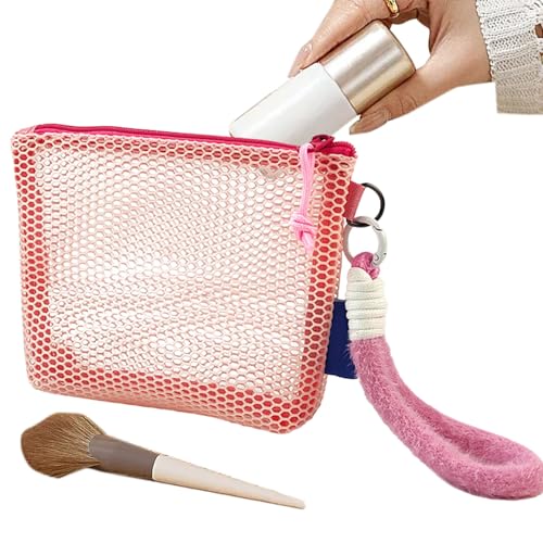 Dtaigou Makeup Organizer Tasche - Reise Necessaire Tasche - Leichte Transparente Ästhetische Netz Tasche Für Tägliche Kosmetik Spa Flugzeug Krankenhaus Zug Kreuzfahrt Studentenwohnheim von Dtaigou