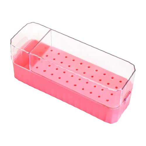 Dtaigou Nagel Fräser Halter - 40-Fach Organizer Für Nagelfräser-Bits - Mit Klarsicht Deckel Staubdicht Für Maniküre Pediküre Zuhause Dtaigou Nagel Fräser Halter - 40-Fach Organizer Für Nagelfräser-Bits - Mit Klarsicht Deckel Staubdicht Für Maniküre Pediküre Zuhause von Dtaigou