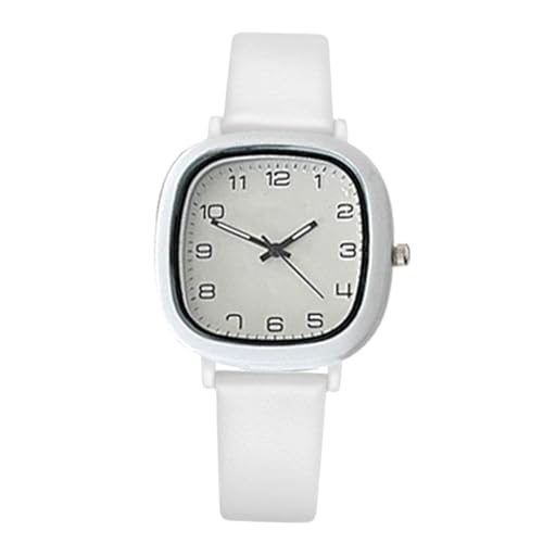 Dtaigou Uhren für Frauen, Damen-Armbanduhren, leicht ablesbar, quadratisch, Damenarmbanduhr, Zahlen, Silikonband, Schmuckzubehör für Campus und Party, Schwarz , Refer to description, Uni von Dtaigou