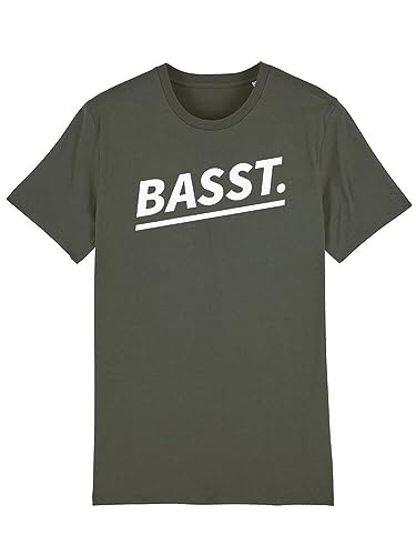 Du Hirsch Herren T-Shirt Bayerisch Basst Khaki XXXL von Du Hirsch