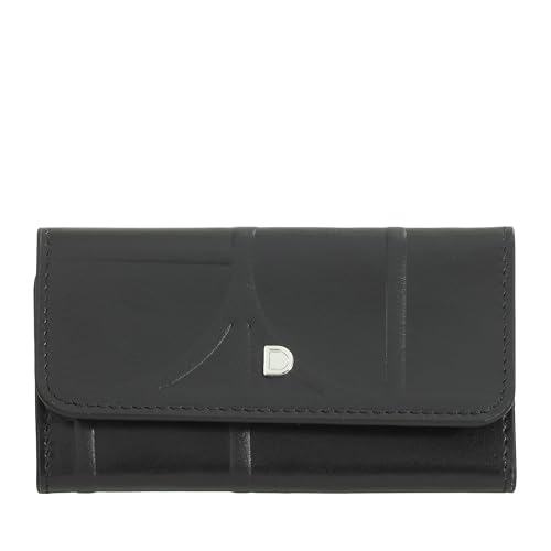 DUDU Portachiavi in Pelle Con 6 Ganci, Astuccio Borsellino Portachiavi Uomo Donna – Elegante, Pratico e Compatto per Organizzare le Chiavi Black_Taupe von DuDu