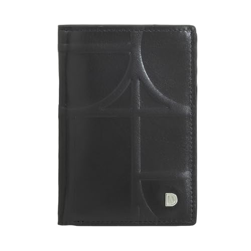 DUDU Portafoglio Uomo in Pelle Piccolo, Portafogli Uomo RFID Slim Pelle Stampata - Compatto Con Porta Carte di Credito, Porta Banconote Contanti, Zip Portamonete Black_Bright Yellow von DuDu