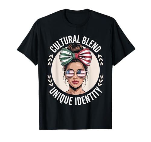 Latino Identität Doppelkultur Familie Wurzeln Humor Frauen Männer T-Shirt von Dual Heritage Latina Culture Identity Sunglasses