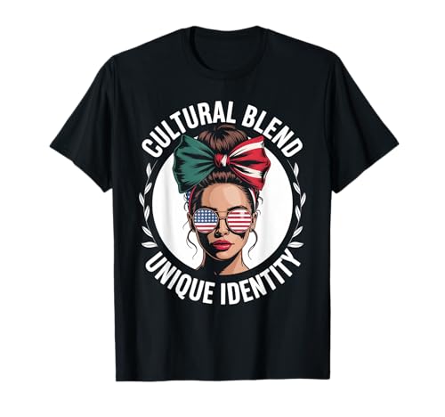 Latino Identität Doppelkultur Familie Wurzeln Humor Frauen Männer T-Shirt von Dual Heritage Latina Culture Identity Sunglasses