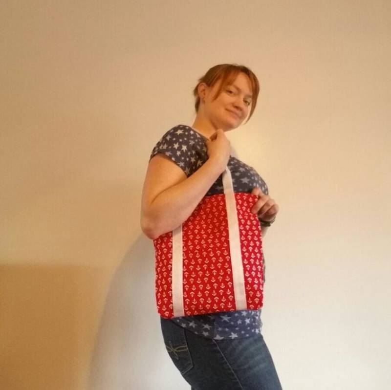 Rote/Weiße Anker Geldbörse Rote/Weiße Anker Geldbörse von DualPurseOnalities