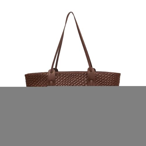 Dubbulon Große Gewebte Tragetasche - Leder Tragetasche Für Frauen,Groß Leicht Falbar Für Urlaub Einkaufen Arbeit Und Freizeit von Dubbulon