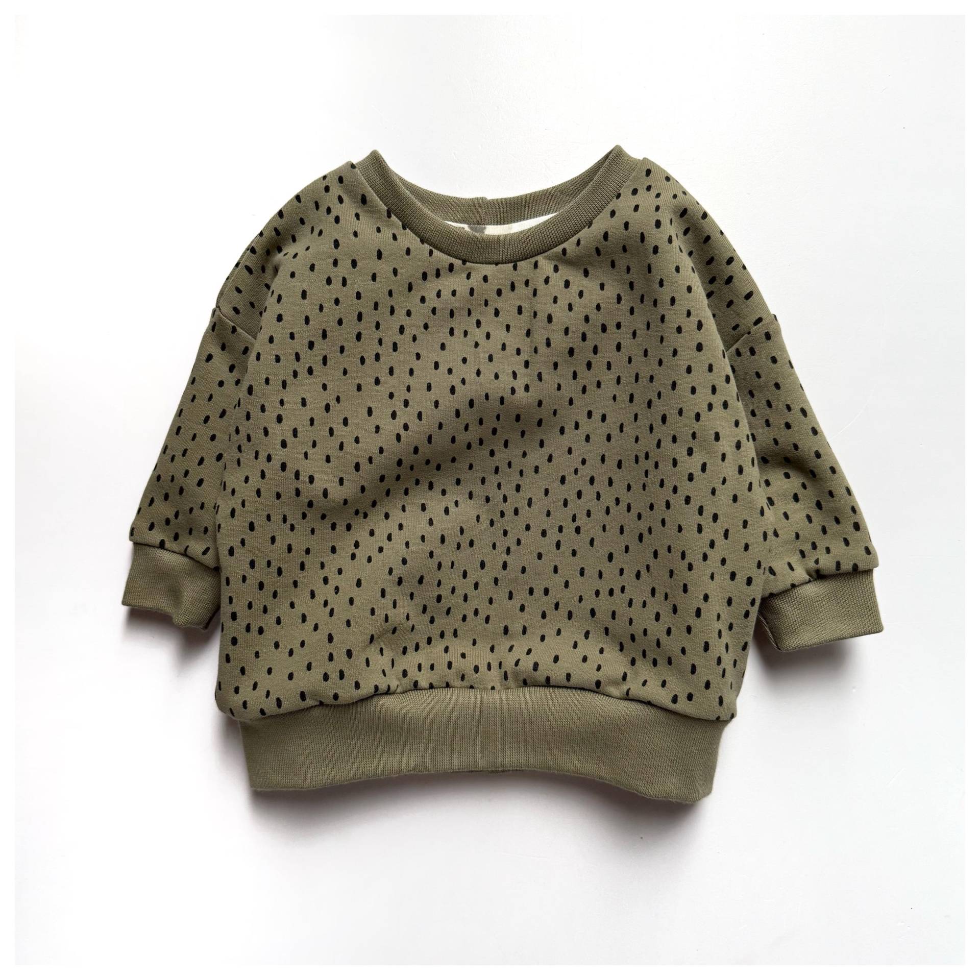Sweater Khaki Dots von Dubili