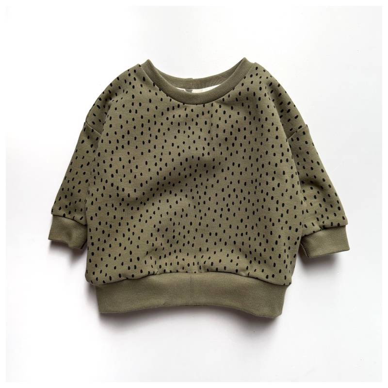 Sweater Khaki Dots von Dubili