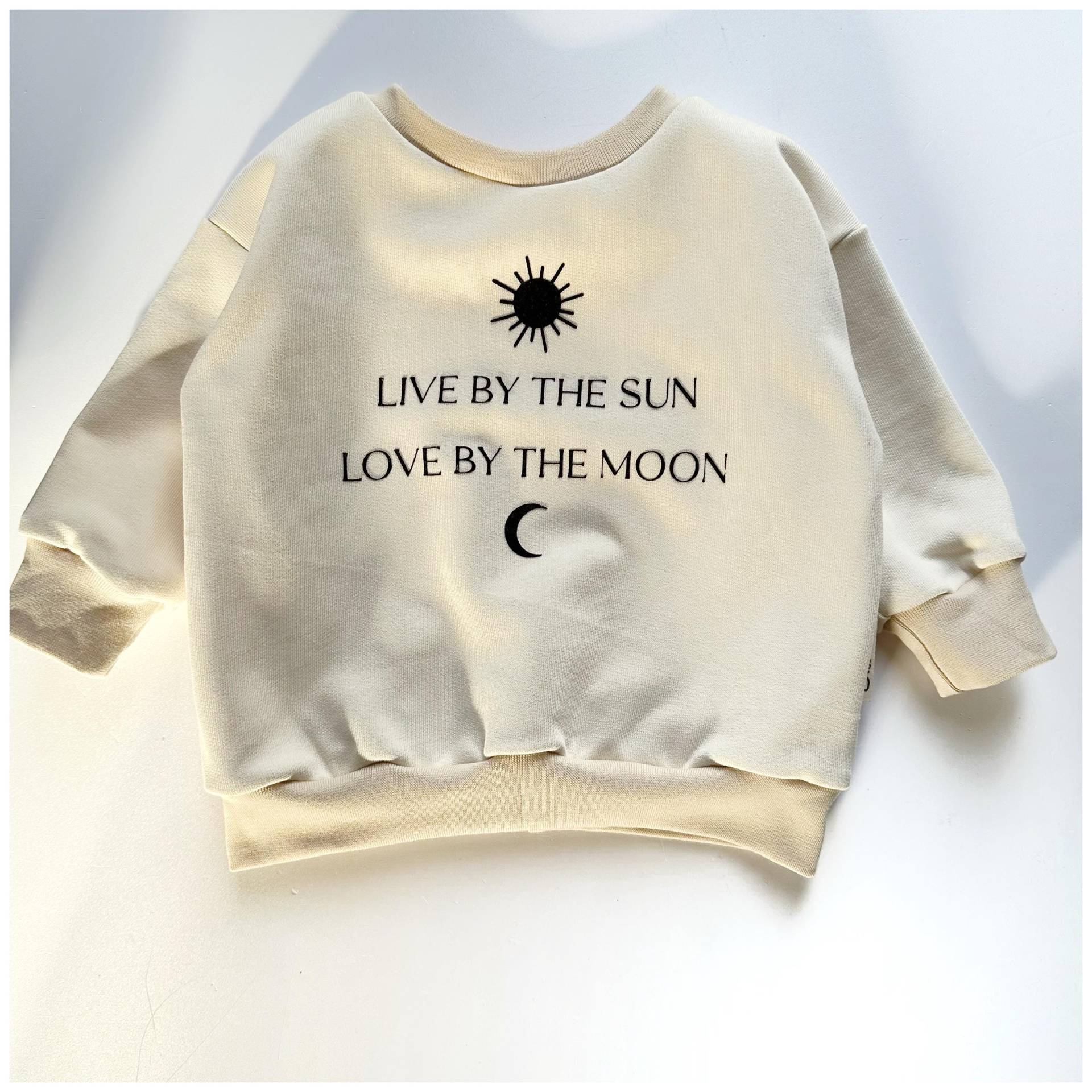 Sweater Live By The Sun - Natural von Dubili