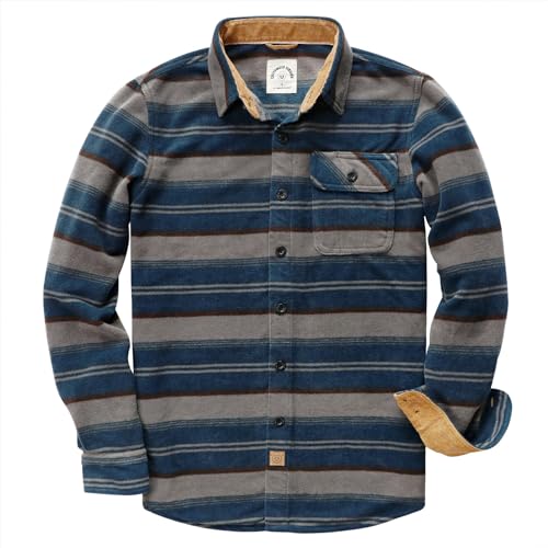 Dubinik® Herren Flanellhemd Holzfällerhemd Arbeitshemden Herren Langarm Lässiges Thermohemd Winterhemd von Dubinik