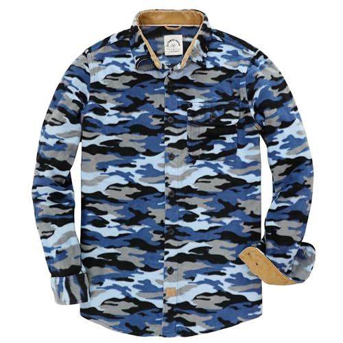 Dubinik® Herren Flanellhemd Holzfällerhemd Arbeitshemden Herren Langarm Lässiges Thermohemd Winterhemd von Dubinik