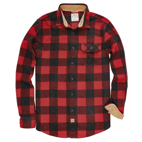 Dubinik® FlanellHemd Herren Herren Hemd Kariert FlanellHemd Herren Winter Warme Arbeitshemd von Dubinik