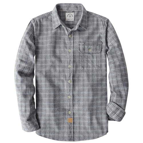 Dubinik® Flanellhemd Herren Langarm Regular Fit Kariert Button Down Warm Freizeit Hemd von Dubinik