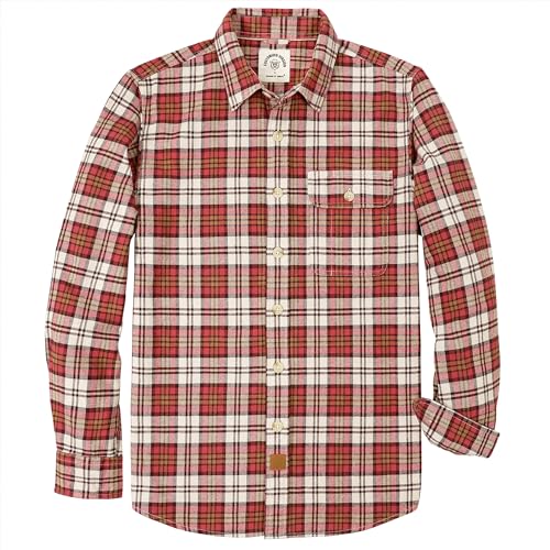 Dubinik® Flanellhemd Herren Flanellhemden Herren Langarm Regular Fit Kariert Button Down Warm Freizeit Herren Hemd von Dubinik