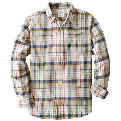 Dubinik® Flanellhemd Herren Hemd Herren Langarm Kariert Baumwolle Kuscheliges Freizeithemden Herren Hemden mit Brusttasche von Dubinik