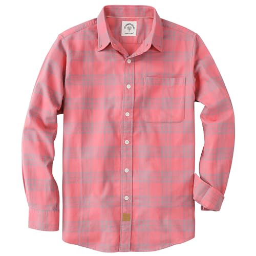 Dubinik® Flanellhemd Herren Hemd Herren Langarm Kariert Baumwolle Kuscheliges Freizeithemden Herren Hemden mit Brusttasche von Dubinik