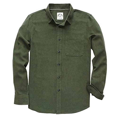 Dubinik® Flanellhemd Herren Kariert Button Down Outdoor Baumwolle Freizeithemden Flanellhemden Herren Langarm von Dubinik