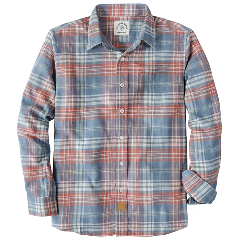 Dubinik® Flanellhemd Herren Kariert Button Down Outdoor Baumwolle Freizeithemden Flanellhemden Herren Langarm von Dubinik