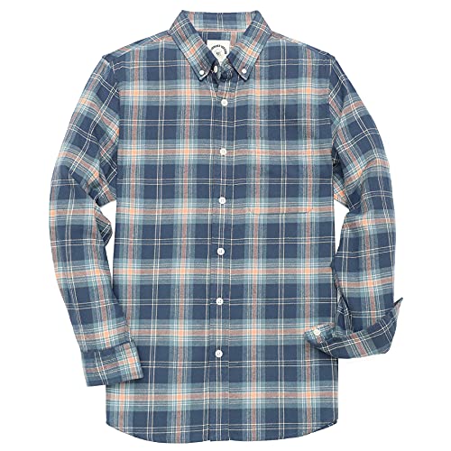 Dubinik® Flanellhemd Herren Kariert Button Down Outdoor Baumwolle Freizeithemden Flanellhemden Herren Langarm von Dubinik