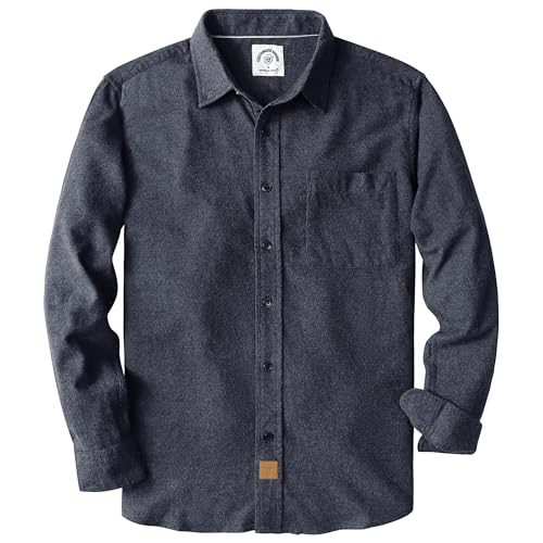 Dubinik® Flanellhemd Herren Kariert Button Down Outdoor Baumwolle Freizeithemden Flanellhemden Herren Langarm von Dubinik