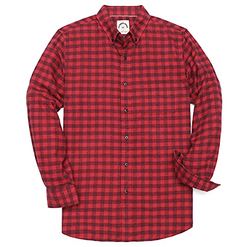 Dubinik® Flanellhemd Herren Kariert Button Down Outdoor Baumwolle Freizeithemden Flanellhemden Herren Langarm von Dubinik