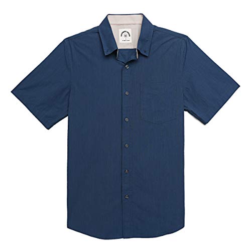 Dubinik® Freizeithemden Für Herren Kurzarmhemd Herren Arbeitshemden Button Down Hemd Herren Kurzarm Baumwolle Regular Fit von Dubinik