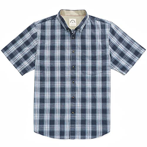 Dubinik® Freizeithemden für Herren Kurzarm Button Down Hemd aus Baumwolle mit Regular Fit von Dubinik
