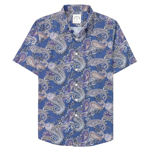 Dubinik® Hawaiihemd Kurzarm Hemd Sommer Hemd Aloha Hemd Button Down Freizeithemden Für Herren Hawaii Hemd Männer Regular Fit von Dubinik