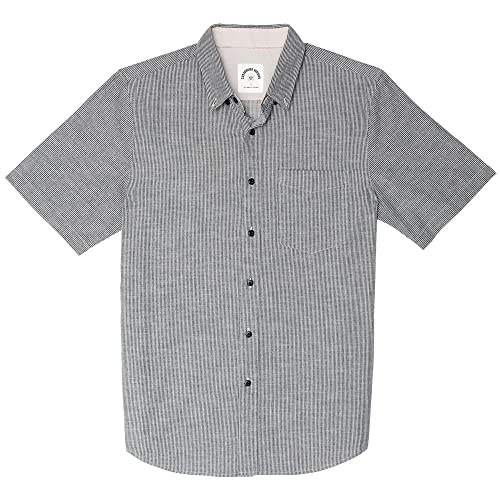 Dubinik® Freizeithemden Für Herren Kurzarmhemd Herren Arbeitshemden Button Down Hemd Herren Kurzarm Baumwolle Regular Fit von Dubinik