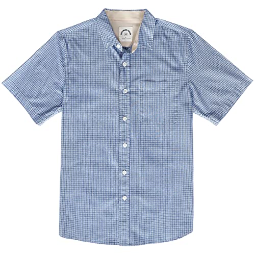Dubinik® Freizeithemden für Herren Kurzarm Button Down Hemd aus Baumwolle mit Regular Fit von Dubinik