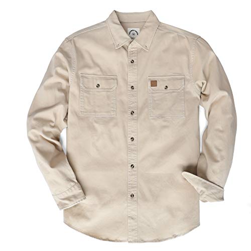 Dubinik®Freizeithemden für Herren Herren Hemd Langarm Herren Hemden mit 2 Brusttaschen Button down Comfort Fit von Dubinik