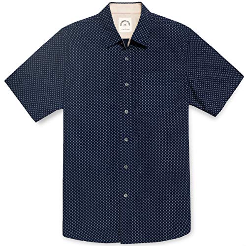 Dubinik® Freizeithemden für Herren Kurzarm Button Down Hemd aus Baumwolle mit Regular Fit von Dubinik