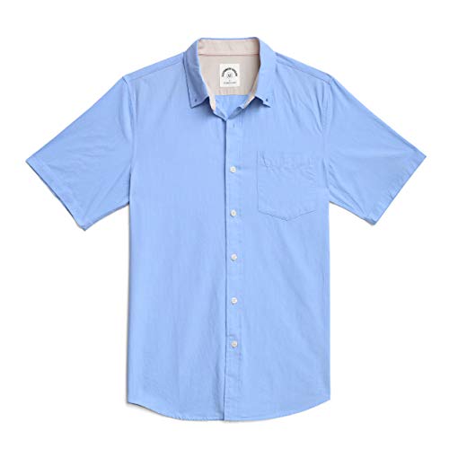 Dubinik® Freizeithemden Für Herren Kurzarmhemd Herren Arbeitshemden Button Down Hemd Herren Kurzarm Baumwolle Regular Fit von Dubinik