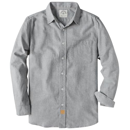 Dubinik® Flanellhemd Herren Kariert Button Down Outdoor Baumwolle Freizeithemden Flanellhemden Herren Langarm von Dubinik