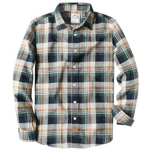 Dubinik® Flanellhemd Herren Kariert Button Down Outdoor Baumwolle Freizeithemden Flanellhemden Herren Langarm von Dubinik
