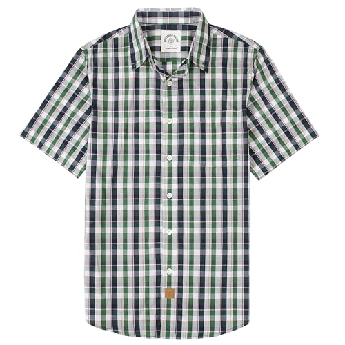 Dubinik®Freizeithemden Für Herren Kurzarmhemd Herren Sommer Arbeitshemden Outdoor Button Down Hemd Herren Kurzarm Regular Fit von Dubinik