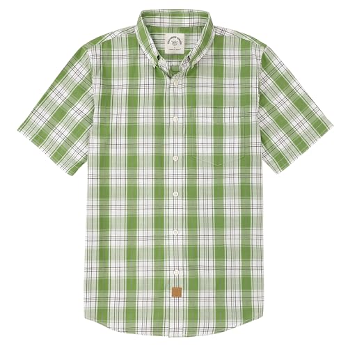 Dubinik®Freizeithemden Für Herren Kurzarmhemd Herren Sommer Arbeitshemden Outdoor Button Down Hemd Herren Kurzarm Regular Fit von Dubinik