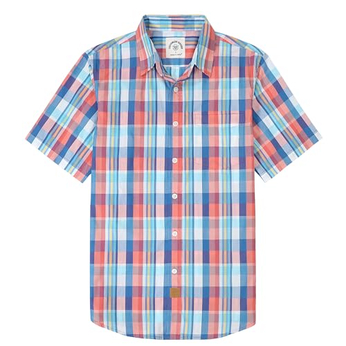 Dubinik®Freizeithemden Für Herren Kurzarmhemd Herren Sommer Arbeitshemden Outdoor Button Down Hemd Herren Kurzarm Regular Fit von Dubinik